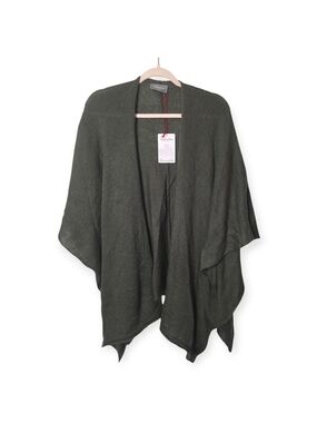 Women's NWT Wooden Ships Sarape Lightweight Waxed Loden in green, medium/large